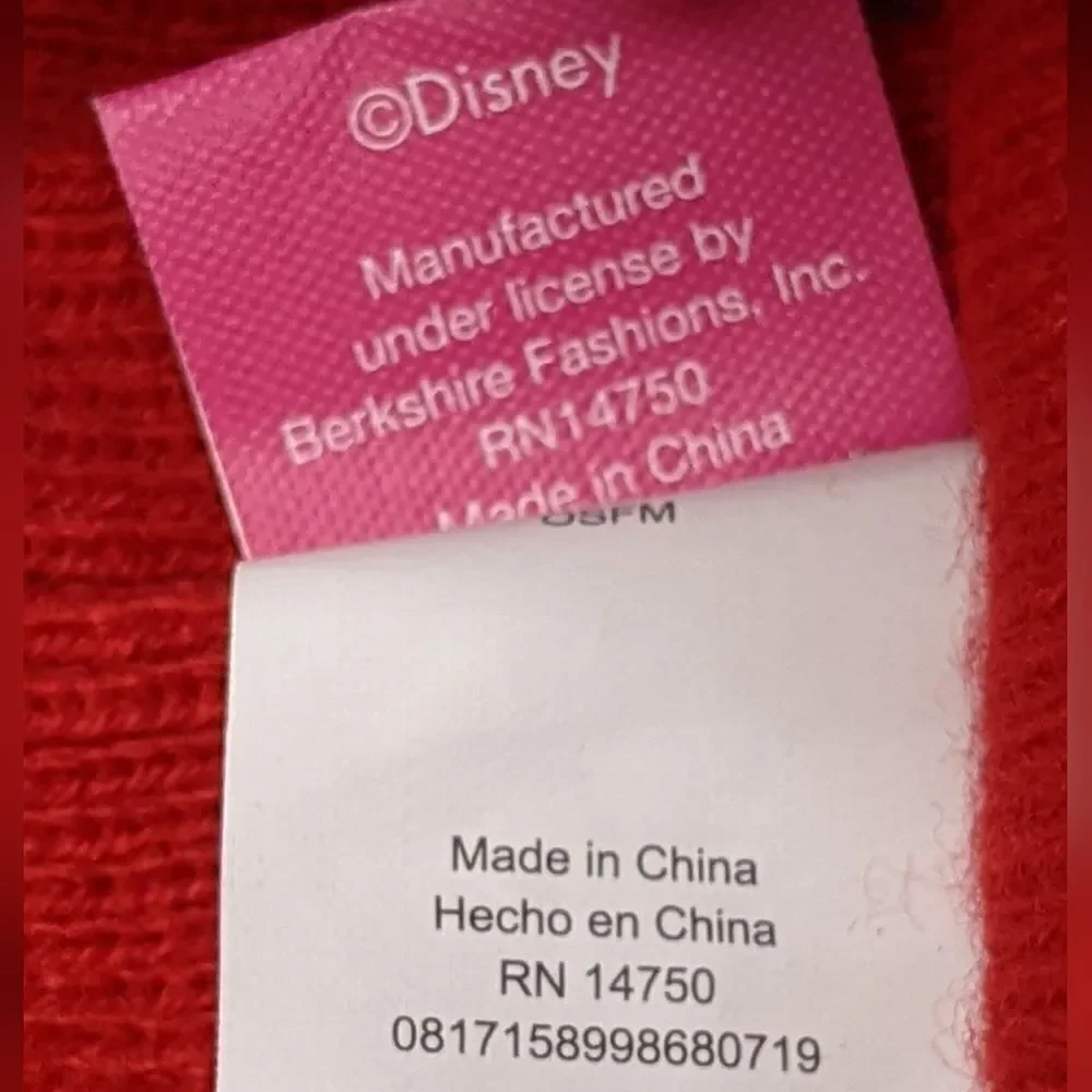 Disney Minnie Mouse Polka Dot Beanie Stocking Cap Hat